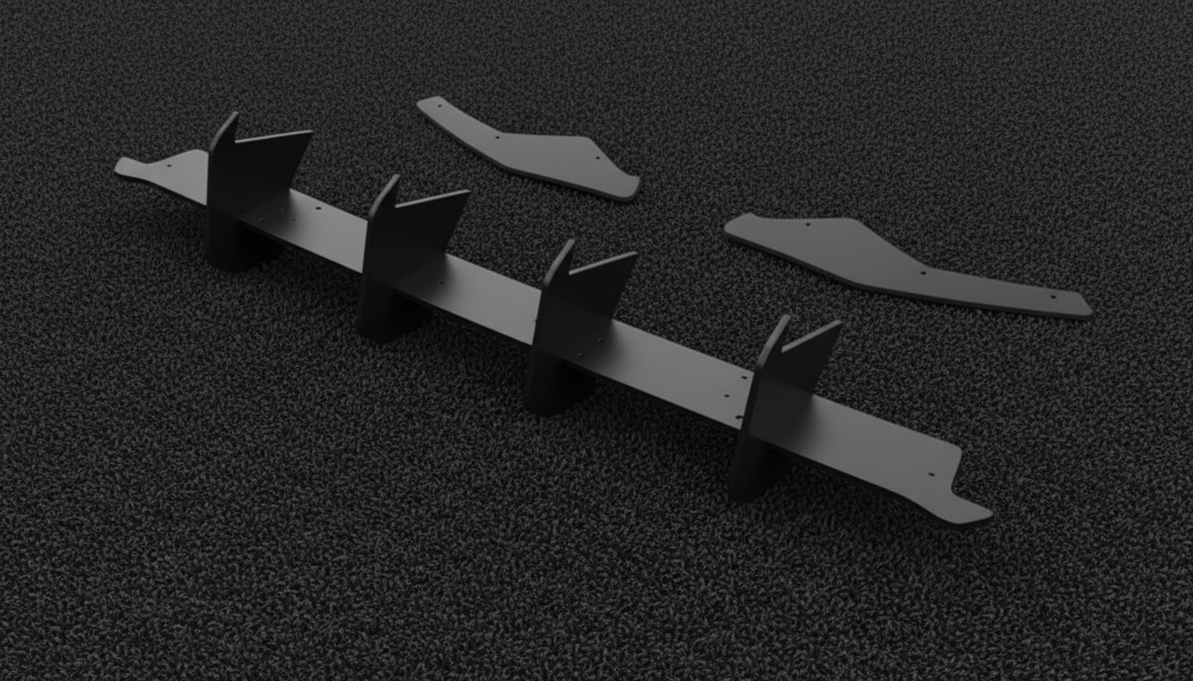 Rear Diffuser Extension for VW Golf 8 GTI 2020–2023