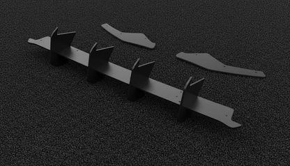 Rear Diffuser Extension for VW Golf 8 GTI 2020–2023