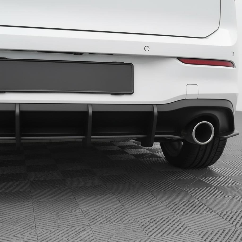 Rear Diffuser Extension for VW Golf 8 GTI 2020–2023