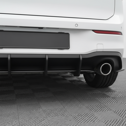 Rear Diffuser Extension for VW Golf 8 GTI 2020–2023