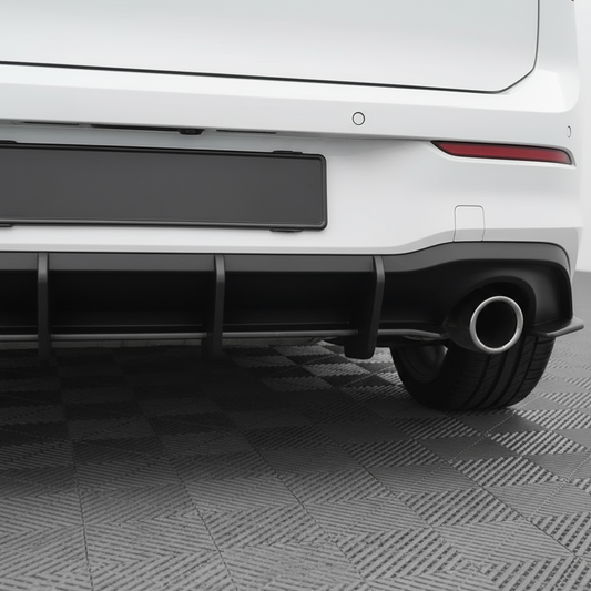 Rear Diffuser Extension for VW Golf 8 GTI 2020–2023