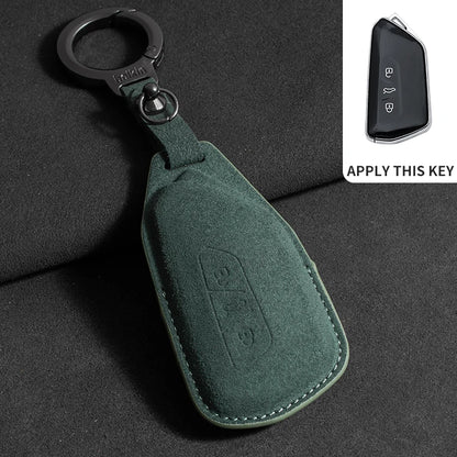 Premium Suede Key Case & Key Holder for VW Golf 7, Golf 8, Tiguan & More