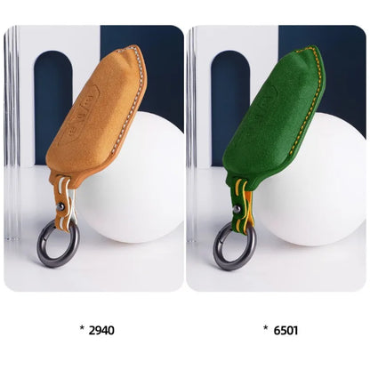 Premium Suede Key Case for VW Golf 8, Touareg, ID.3, ID.4 & More