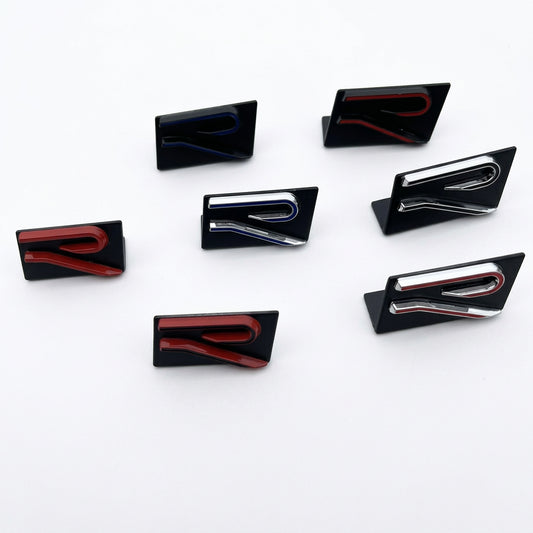 Metal Front Grille & Rear Trunk Emblem Stickers VW | New R