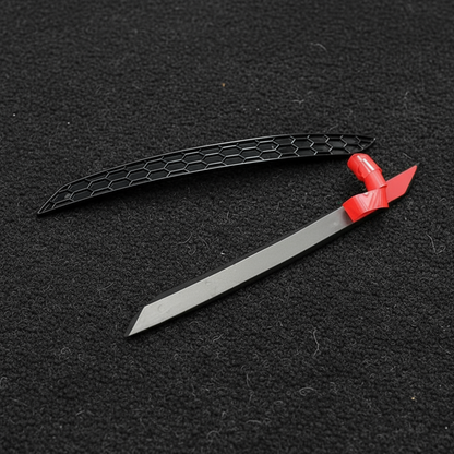 Gloss Black Honeycomb Rear Reflector Cover for VW Golf 8 / 8.5