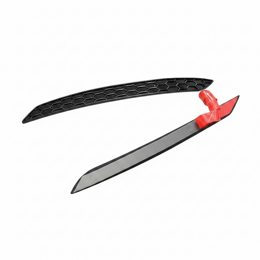 Gloss Black Honeycomb Rear Reflector Cover for VW Golf 8 / 8.5
