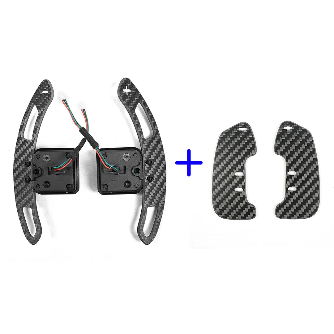 Magnetic Carbon Fiber Paddle Shifters for Cupra