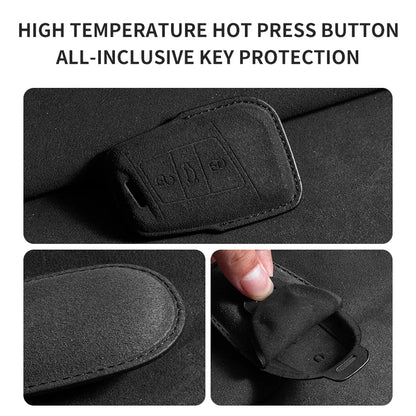 Premium Suede Key Case & Key Holder for VW Golf 7, Golf 8, Tiguan & More