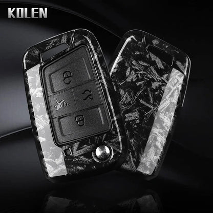 Carbon Fiber Key Case for VW Golf 7, Tiguan, MK2 & SEAT