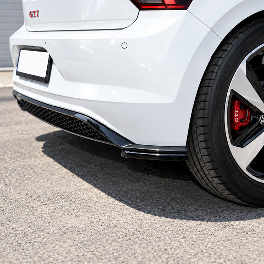 Splitter lateral del parachoques trasero para Polo MK6 GTI
