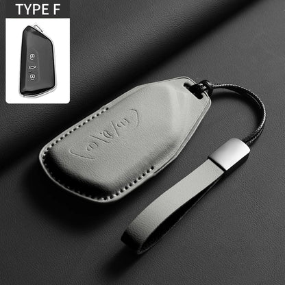 VW Leather Key Case | Golf 8 , ID.3, ID.4 & Cupra