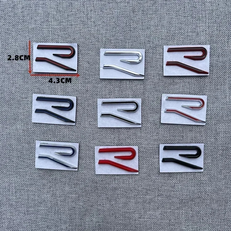 Metal Front Grille & Rear Trunk Emblem Stickers VW | New R