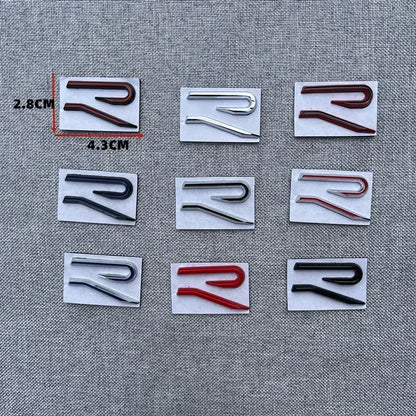 Metal Front Grille & Rear Trunk Emblem Stickers VW | New R