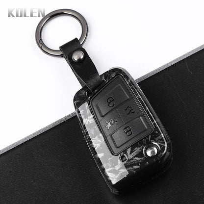 Carbon Fiber Key Case for VW Golf 7, Tiguan, MK2 & SEAT