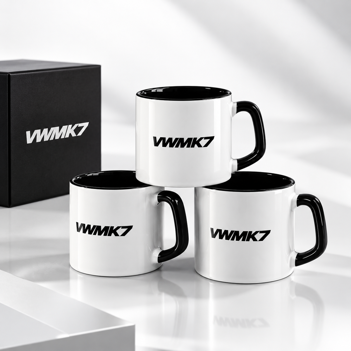 Juego de tazas de cerámica premium VWMK7