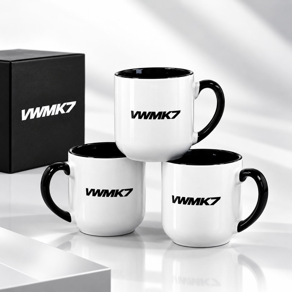 Juego de tazas de cerámica premium VWMK7