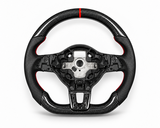 Volante de carbono | VW Golf 6 GTI R, Polo, Scirocco, Passat (2008+)