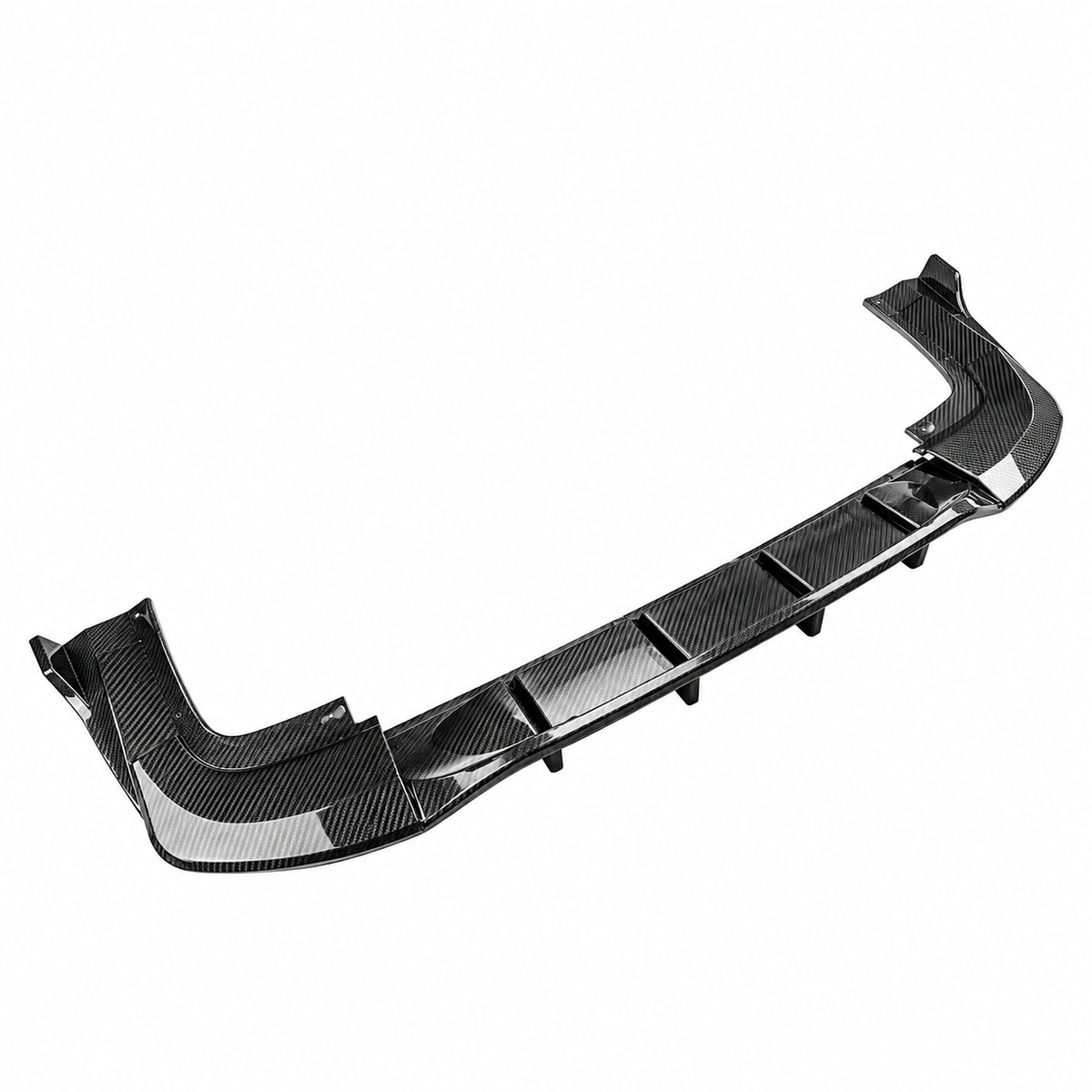 Difusor trasero negro brillante | VW Tiguan MK3 R-Line 2024–2026
