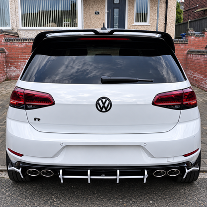 Juego de emblemas delantero y trasero blancos | Golf, Polo, T-roc, Tiguan