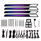 Kit de iluminación ambiental de 21 piezas | Golf 7 / 7.5 2014–2021, iluminación interior de 64 colores