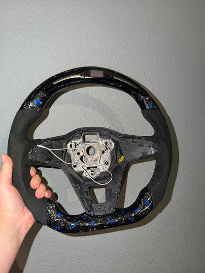 Forged Carbon LED Steering Wheel Golf 8 R (2021-2025)  | Ready In Stock