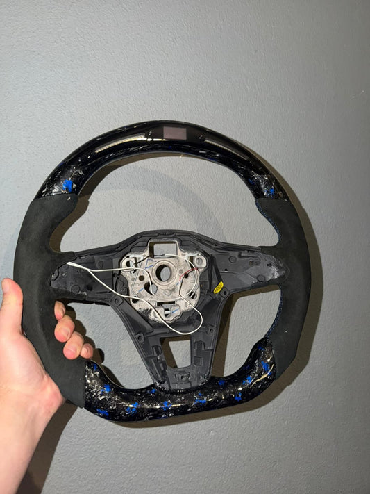 Forged Carbon LED Steering Wheel VW (2021-2025)  | Ready In Stock