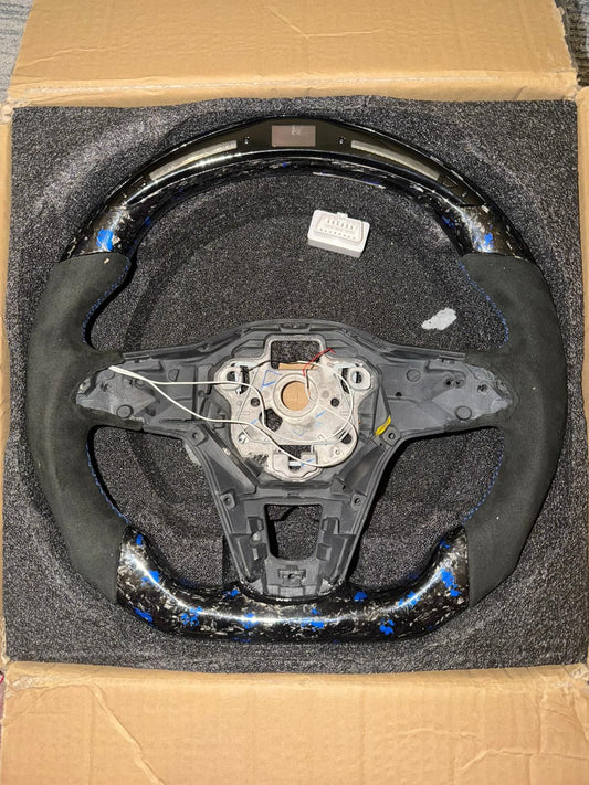 Forged Carbon LED Steering Wheel VW (2021-2025)  | Ready In Stock