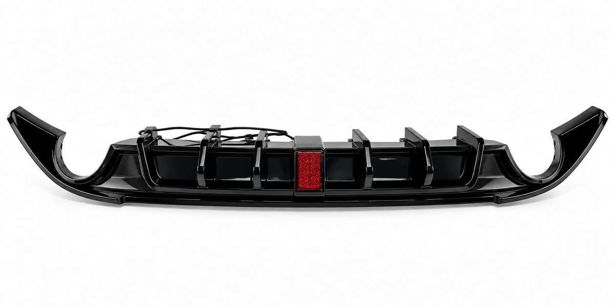 Difusor trasero con luz de freno LED | Golf 7 GTI GTD 2013-2017