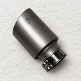 Punta de escape estilo Akrapovic | Acero inoxidable gris mate