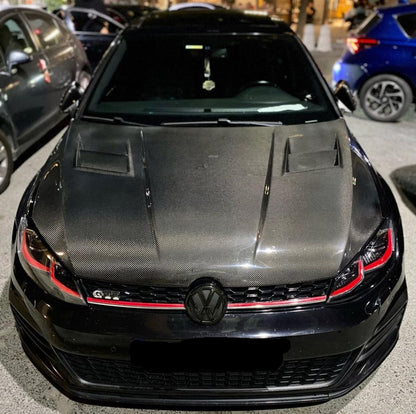 Carbon Hood Bonnet Golf 7-FL