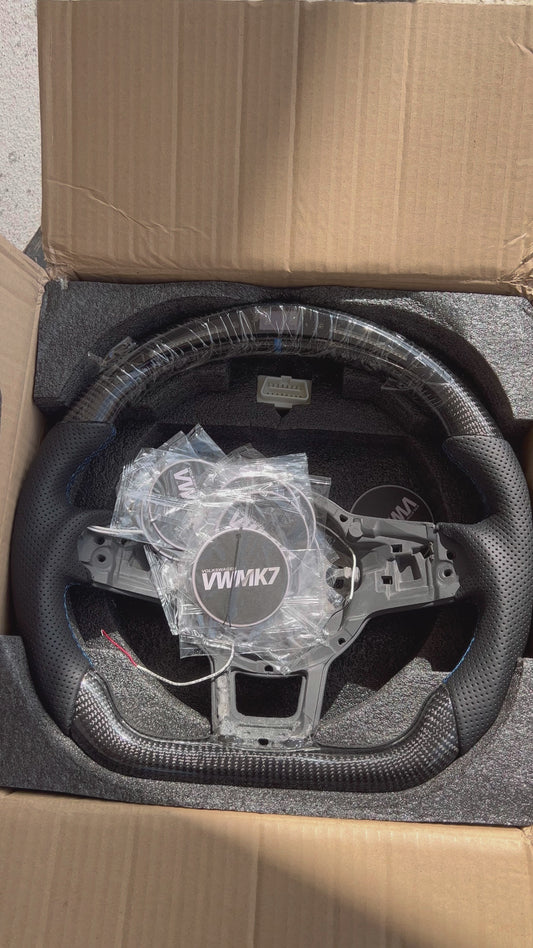 Carbon LED Steering Wheel VW 2013-2020 GTI | R | Rline